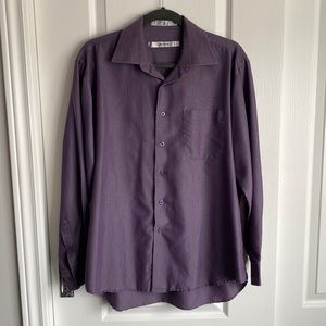 Eccolo - 16L, Soft Modal Blend Button-Up Dress Shirt